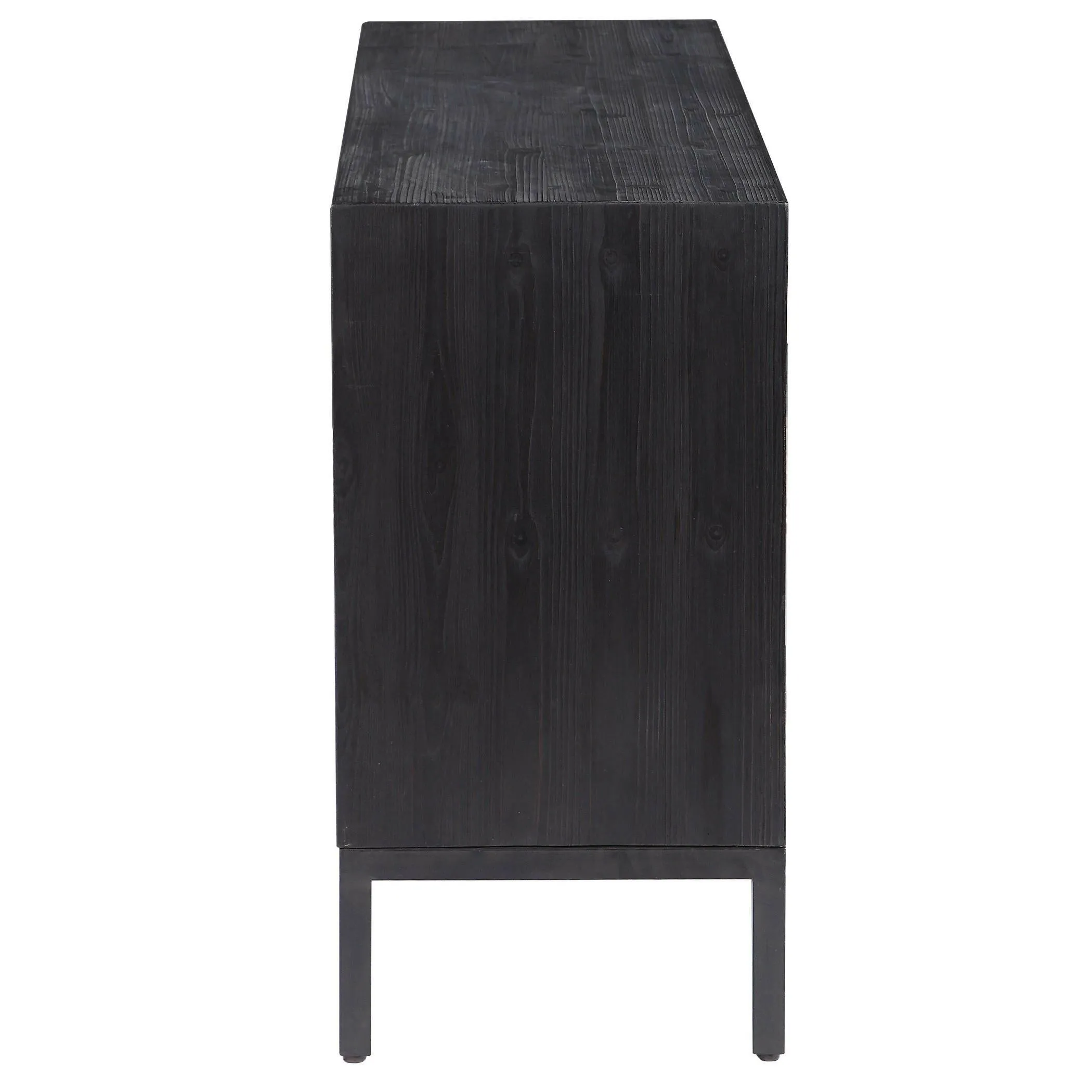 Aiken Dark Walnut 2 Door Cabinet