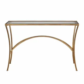 Alayna Gold Console Table