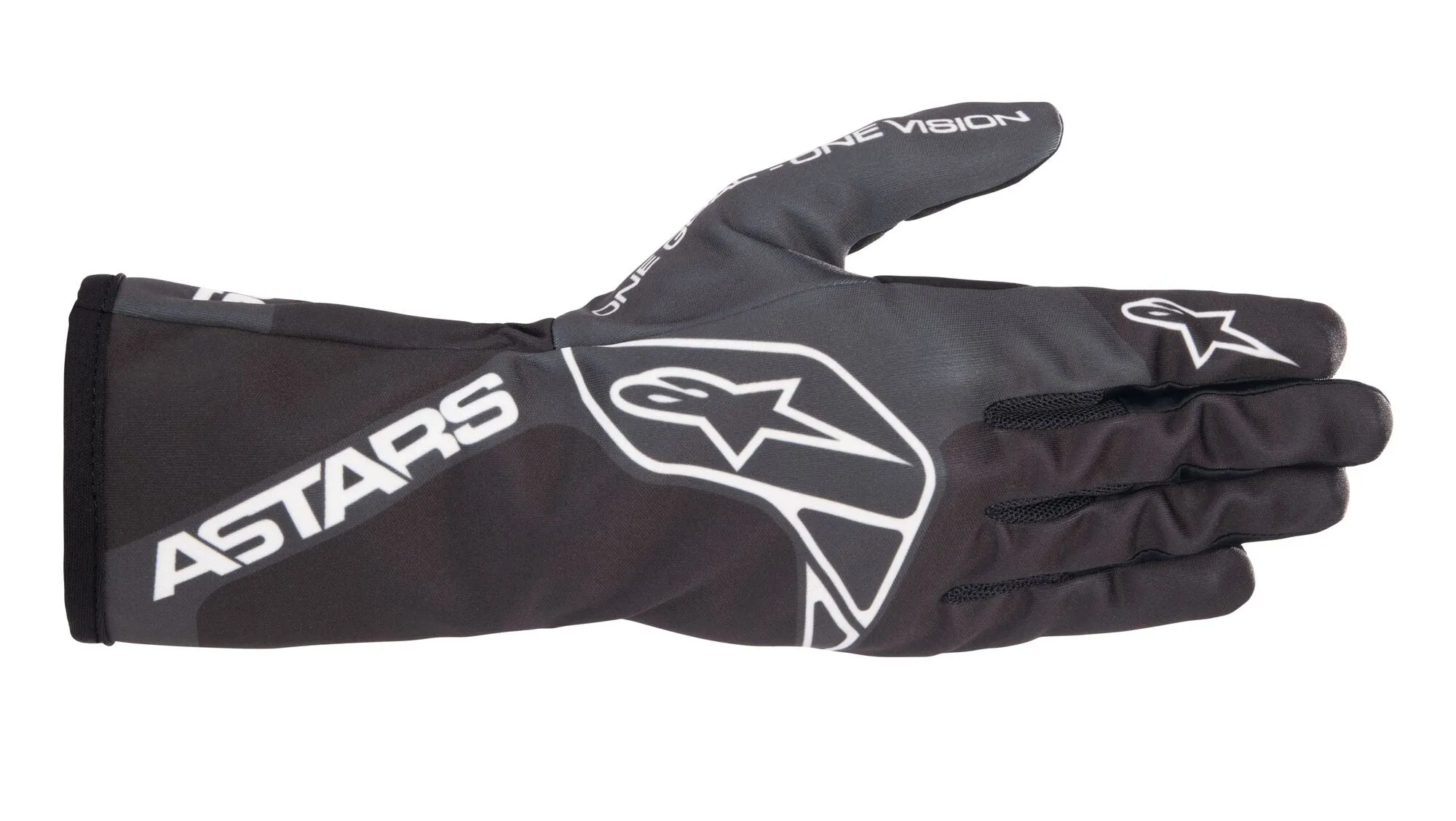 ALPINESTARS 3551823_1169_M TECH 1 KX v3 Karting gloves, black/tar gray, Size M