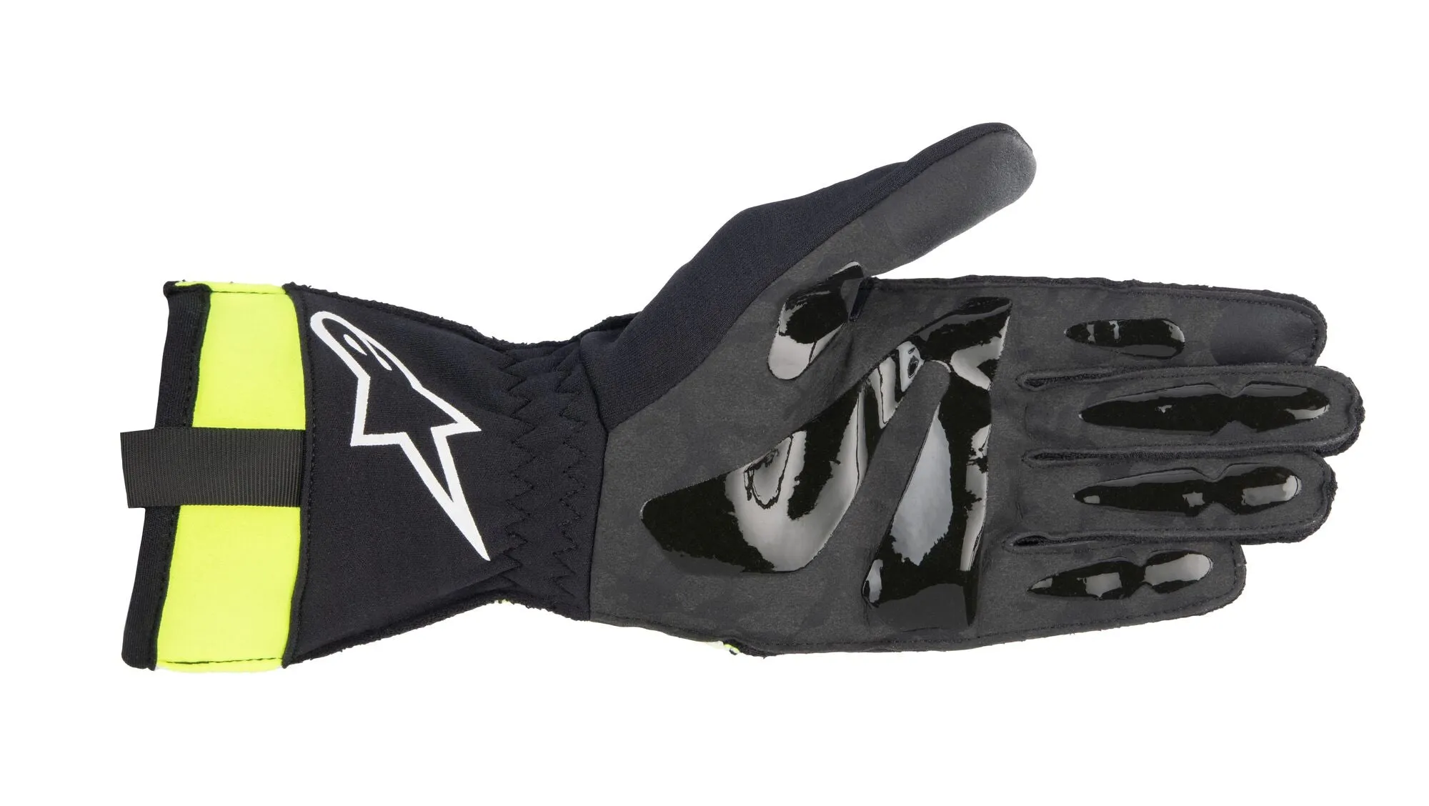 ALPINESTARS 3551823_155_M TECH 1 KX v3 Karting gloves, black/yellow fluo, Size M