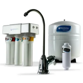 Aquasana OptimH2O Reverse Osmosis Water Filter System with Claryum Technology & Remineralisation Complete with Australian Fittings