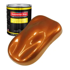 Atomic Orange Pearl Acrylic Enamel Auto Paint - Gallon Paint Color Only - Professional Single Stage Automotive Car Truck Equipment Coating, 2.8 VOC