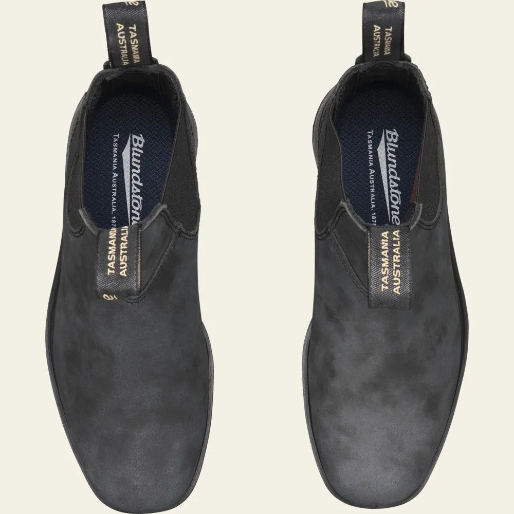 Blundstone 1308 Premium Leather Chelsea Boots in Rustic Black