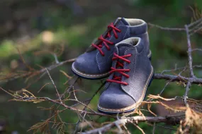 Boys' Grey Booties Christening/ Baptism Shoes