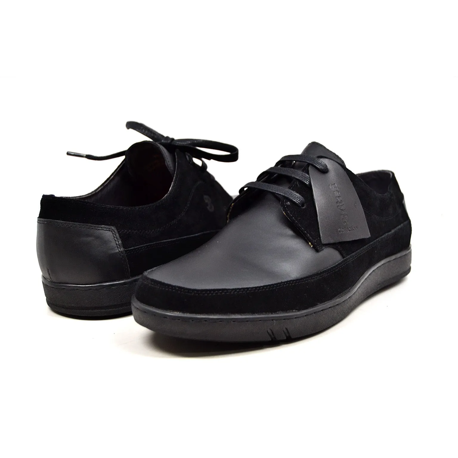Bristol Lace Up Shoes: Vintage Handcrafted Leather & Suede with Dual Fit Technology