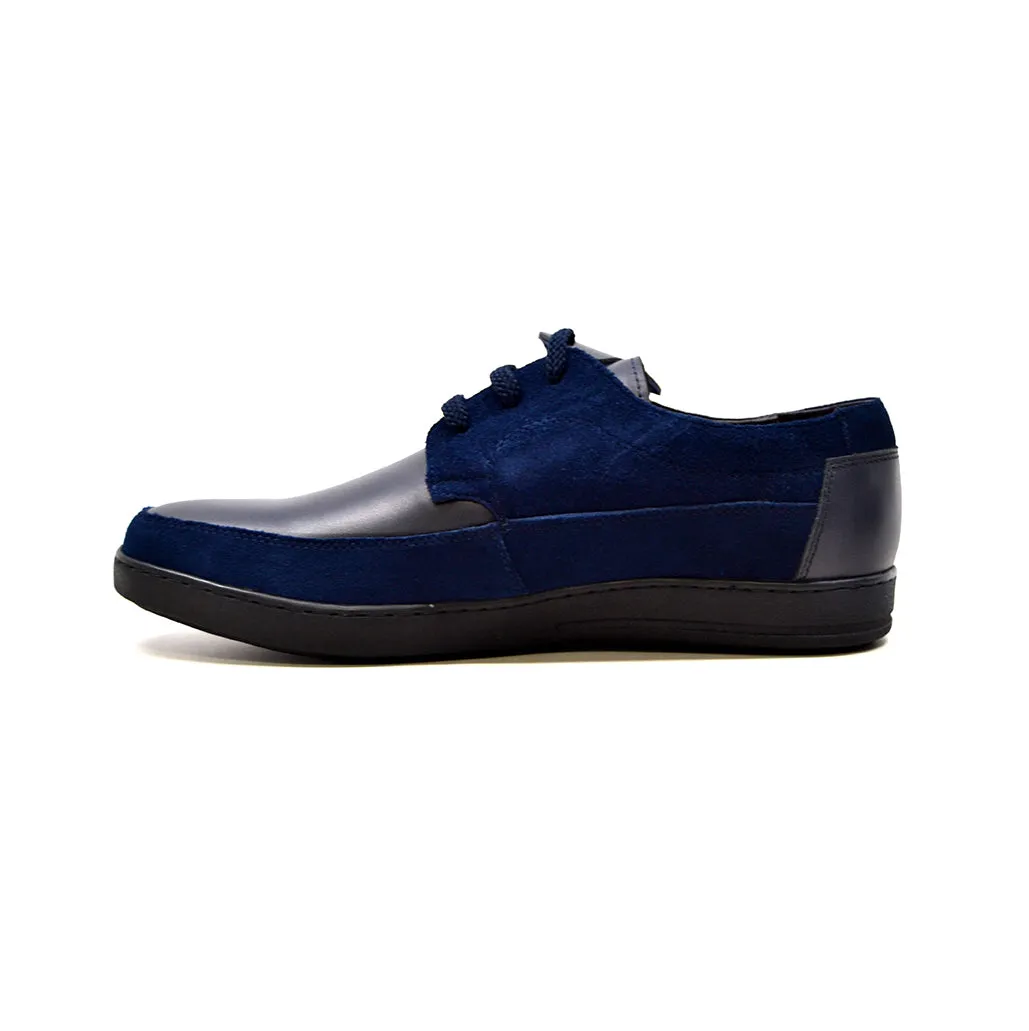 Bristol Lace Up Shoes: Vintage Handcrafted Leather & Suede with Dual Fit Technology