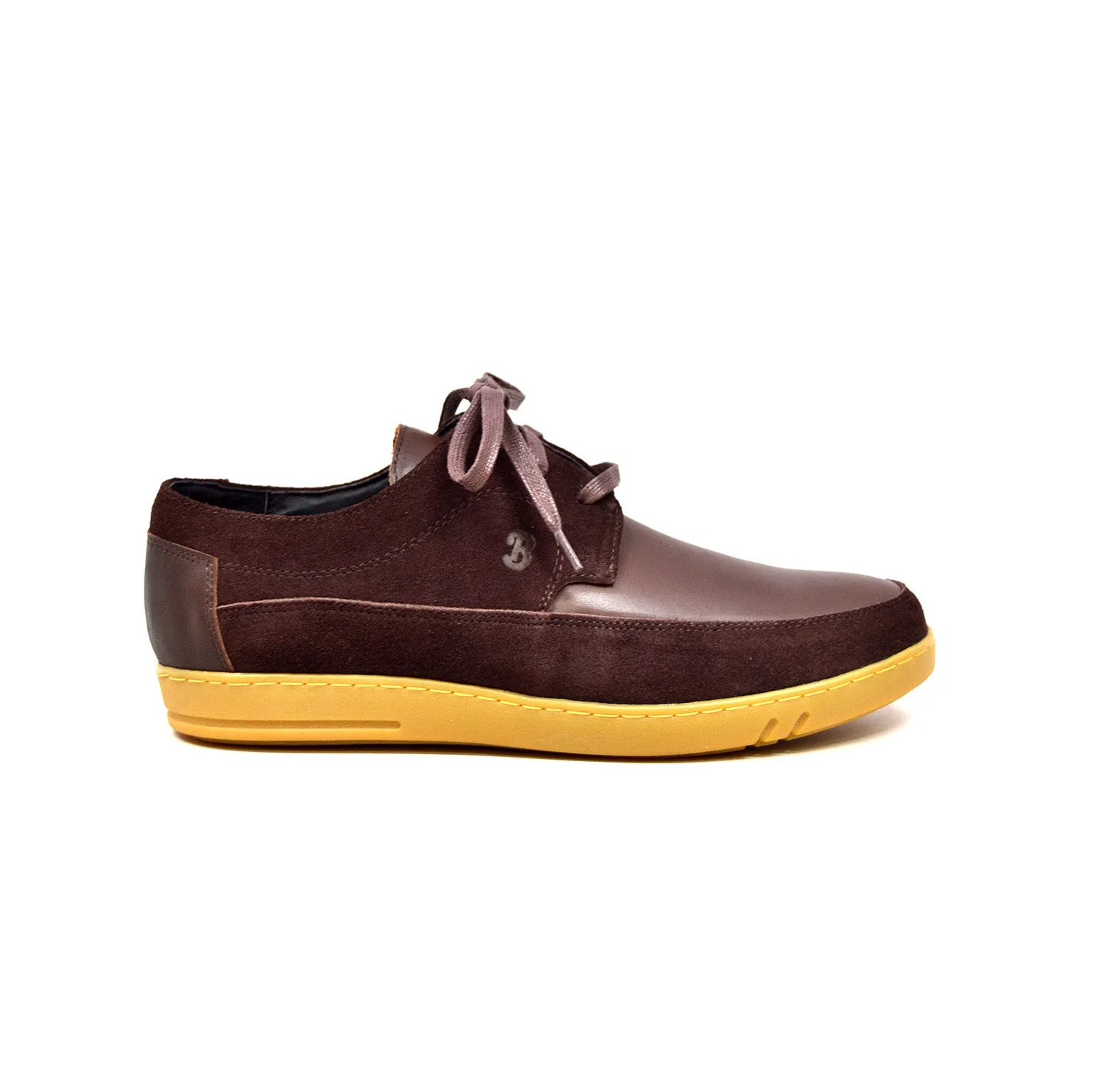 Bristol Lace Up Shoes: Vintage Handcrafted Leather & Suede with Dual Fit Technology
