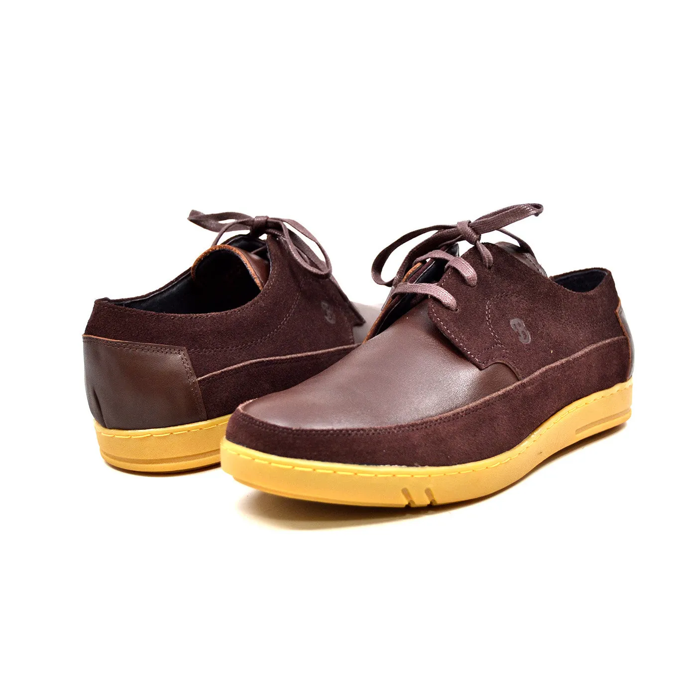 Bristol Lace Up Shoes: Vintage Handcrafted Leather & Suede with Dual Fit Technology