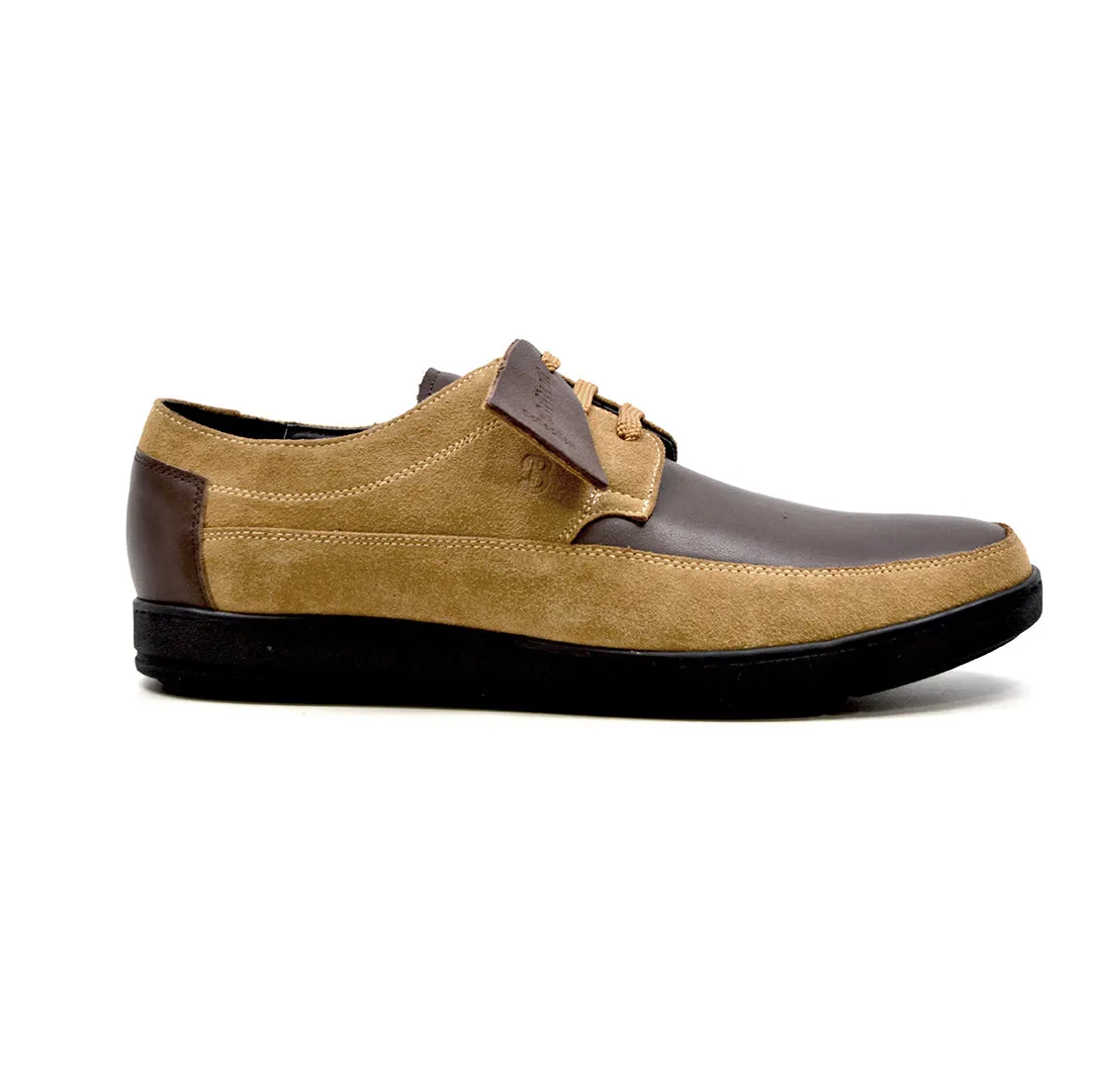 Bristol Lace Up Shoes: Vintage Handcrafted Leather & Suede with Dual Fit Technology