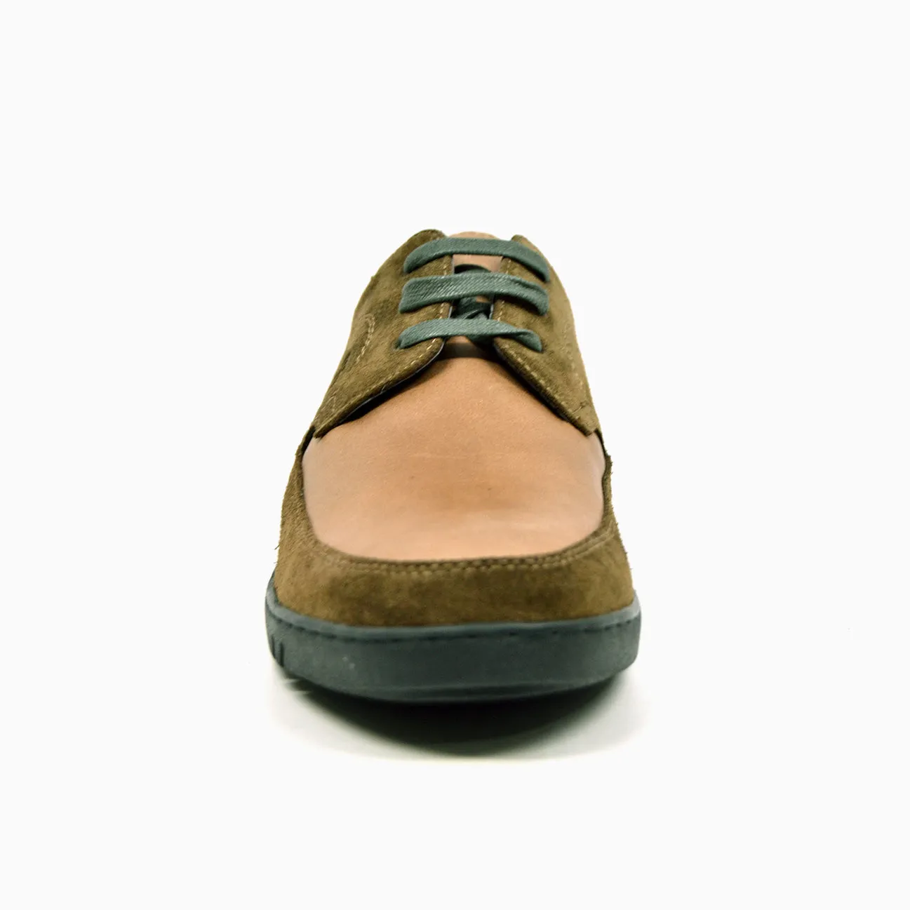 Bristol Lace Up Shoes: Vintage Handcrafted Leather & Suede with Dual Fit Technology