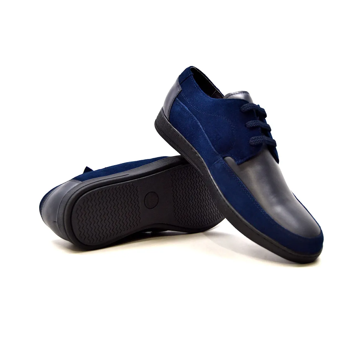 Bristol Lace Up Shoes: Vintage Handcrafted Leather & Suede with Dual Fit Technology