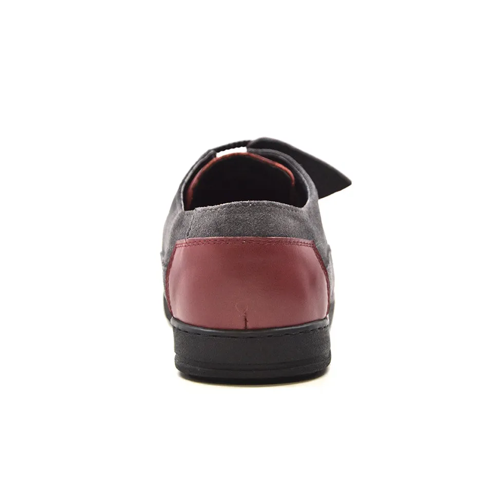 Bristol Lace Up Shoes: Vintage Handcrafted Leather & Suede with Dual Fit Technology
