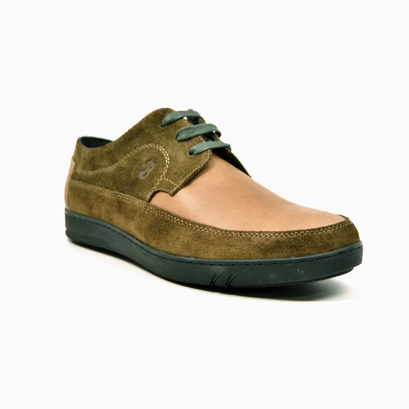 Bristol Lace Up Shoes: Vintage Handcrafted Leather & Suede with Dual Fit Technology