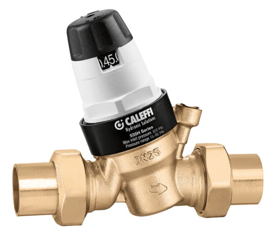 Caleffi 535350HA 3/4" FNPT  PresCal™ Pressure Reducing Valve, w/out Gauge (low lead, pre-adjustable)
