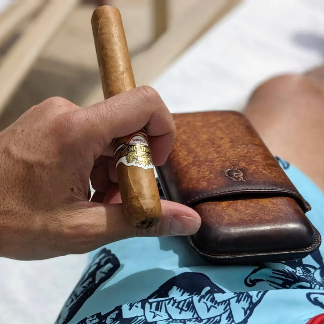 Capon Triple Patina Cigar Case