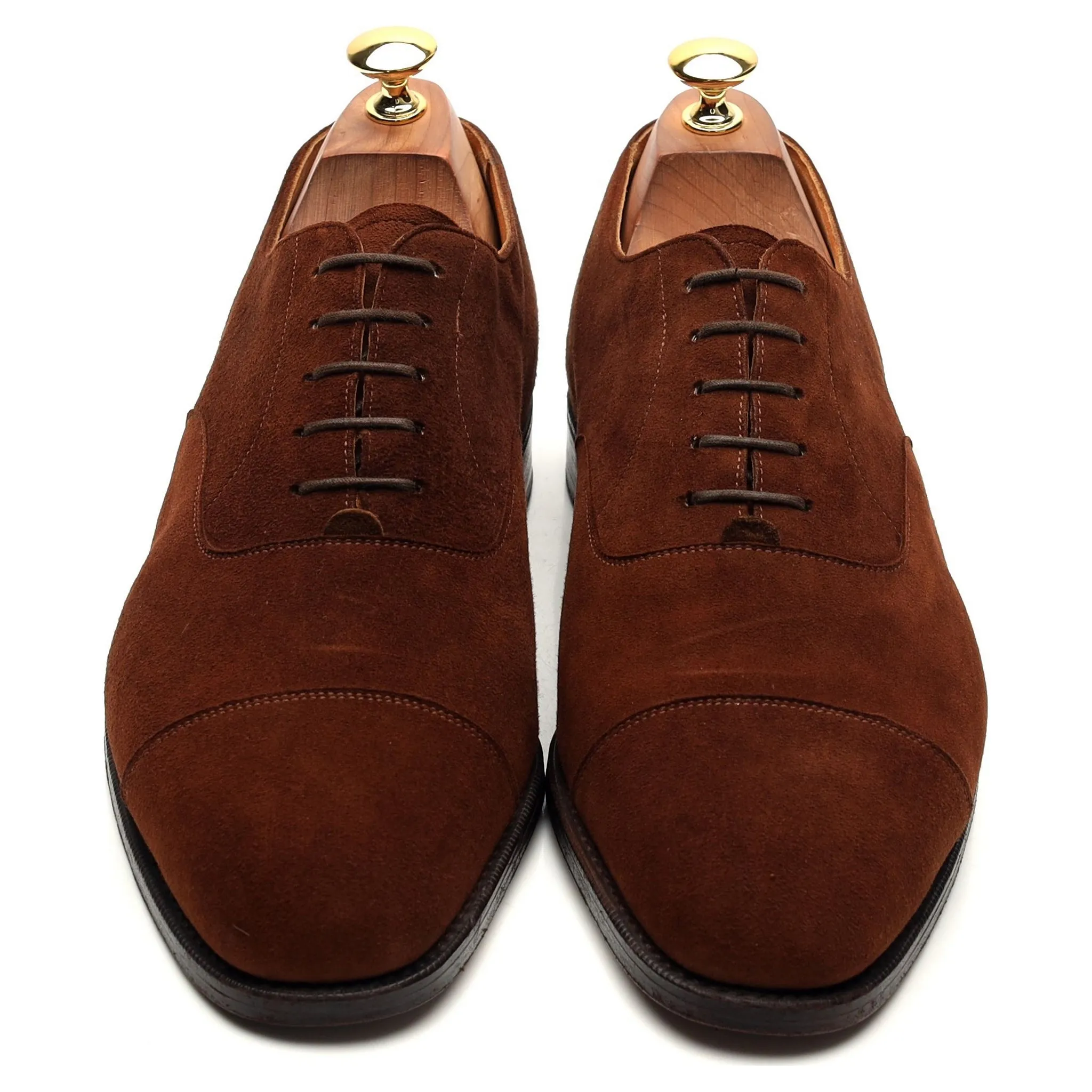 'Chelsea' Brown Suede Oxford UK 10 E