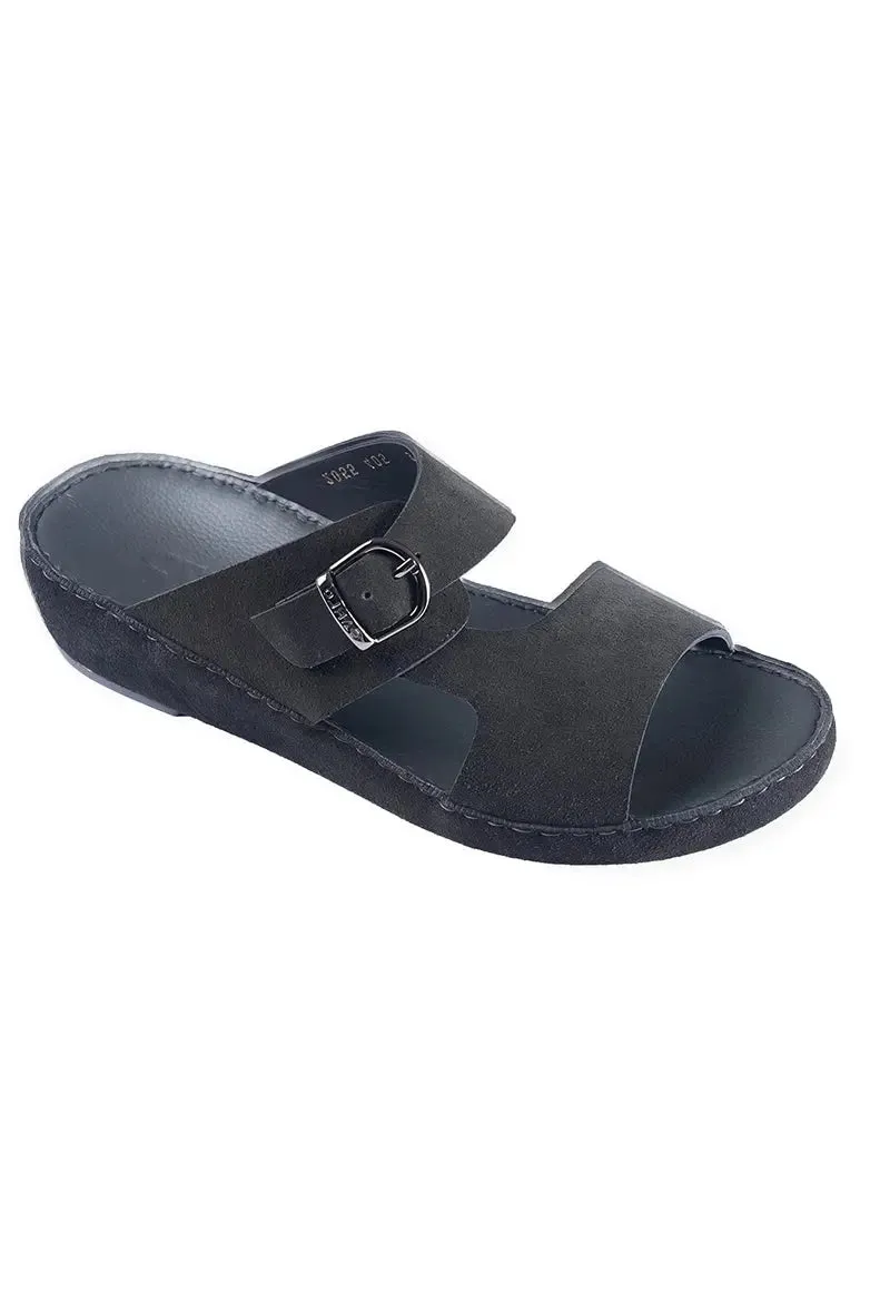 Classic Arabic Leather footwear | Handcrafted 2055 Suede black