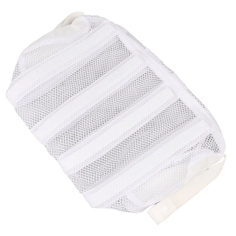 Closure Shoe Wash Bag Washing Net Polyester Drying Laundry Protective Durable