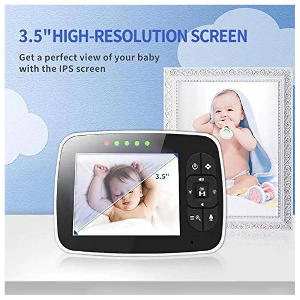 CRONY SM935 3.5inch TFT LCD Baby Monitor Baby Monitor,  Wireless Night Vision Dual View Video,  Newborn Baby Monitor