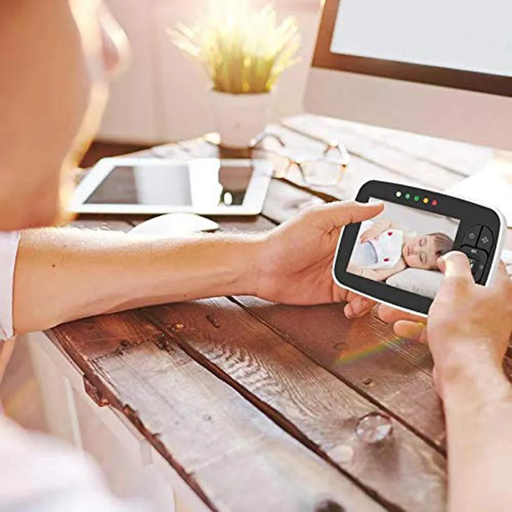 CRONY SM935 3.5inch TFT LCD Baby Monitor Baby Monitor,  Wireless Night Vision Dual View Video,  Newborn Baby Monitor