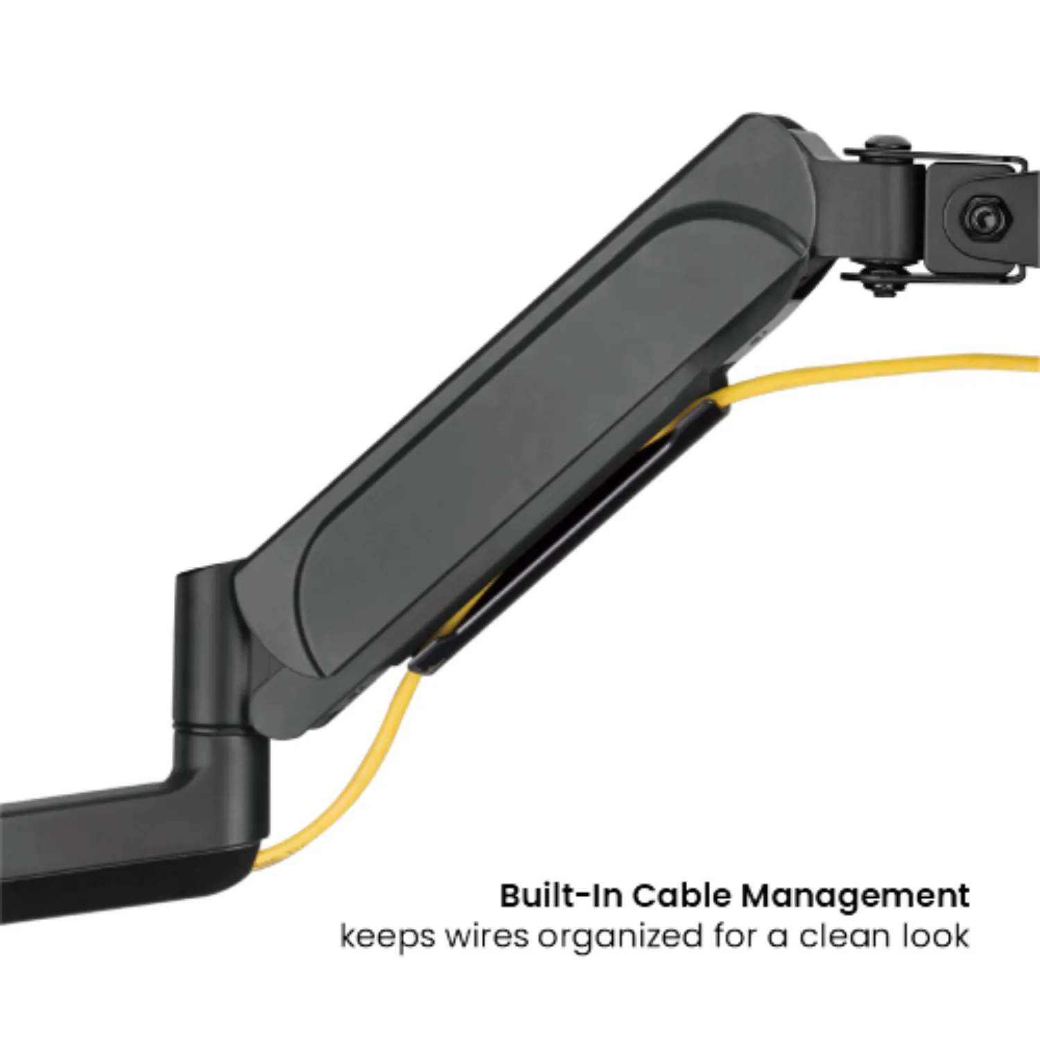 Deluxe Gas Spring Dual Monitor Stand, Heavy Duty Mount Arms for Two 17''-32'' LED-LCD Computer Monitors