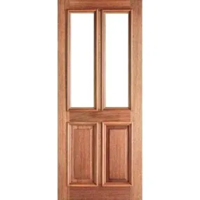 Derby Hardwood M&T 2 Unglazed Light Panels External Door - All Sizes