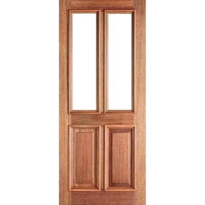 Derby Hardwood M&T 2 Unglazed Light Panels External Door - All Sizes