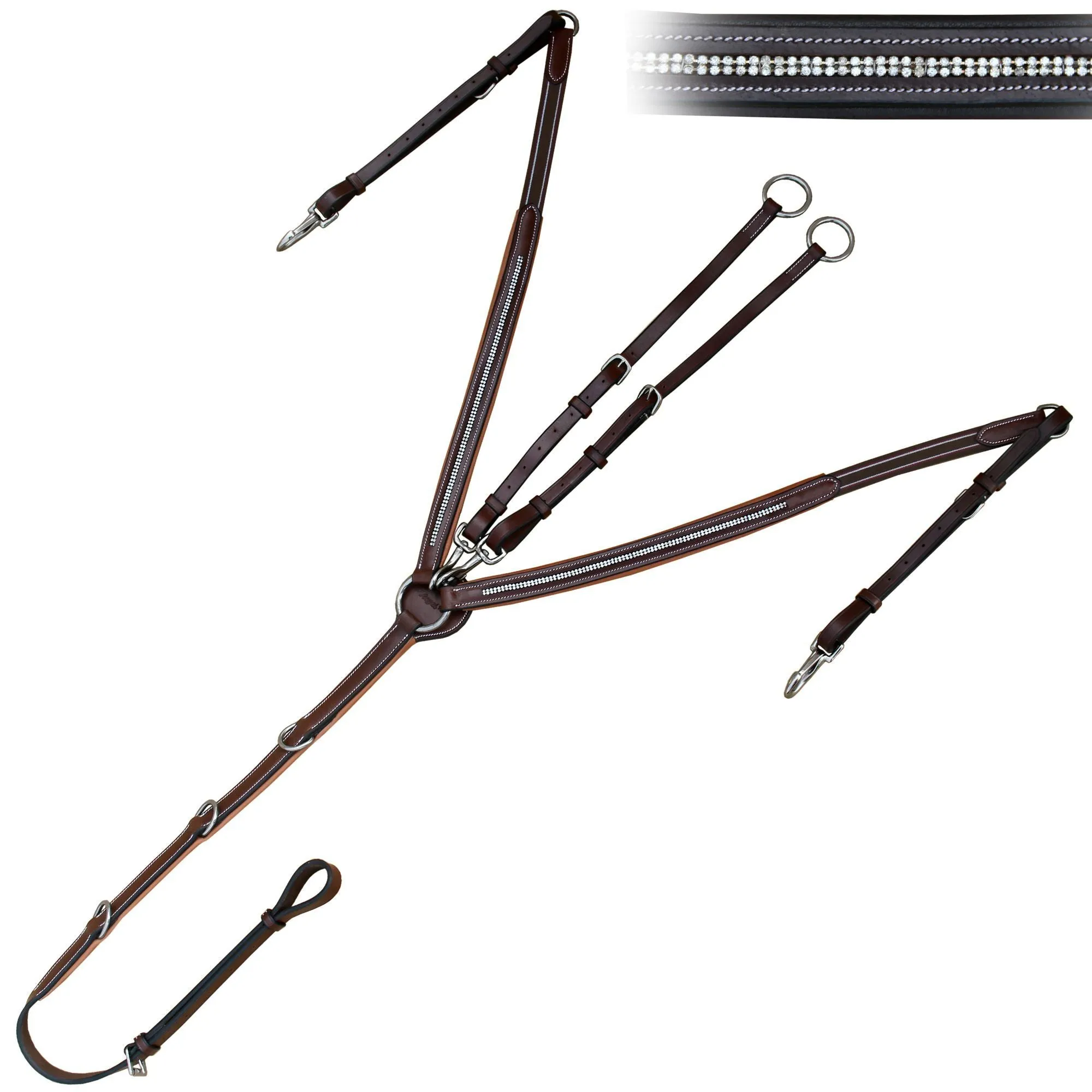ExionPro Bling Breastplate With Running Attachment