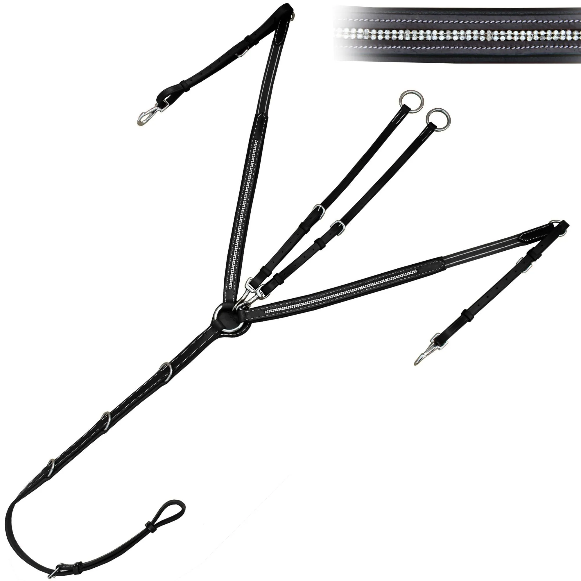 ExionPro Bling Breastplate With Running Attachment