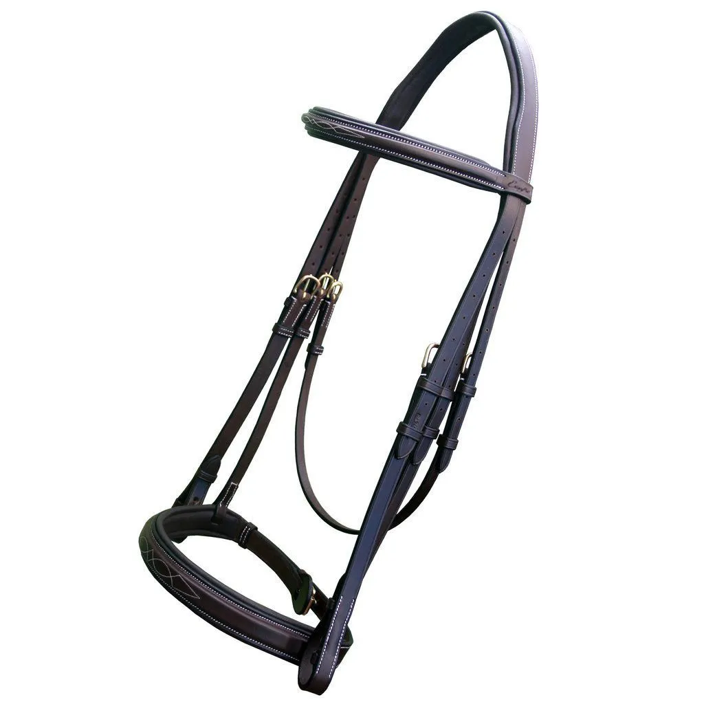 ExionPro Padded Hunter Bridle with Reins