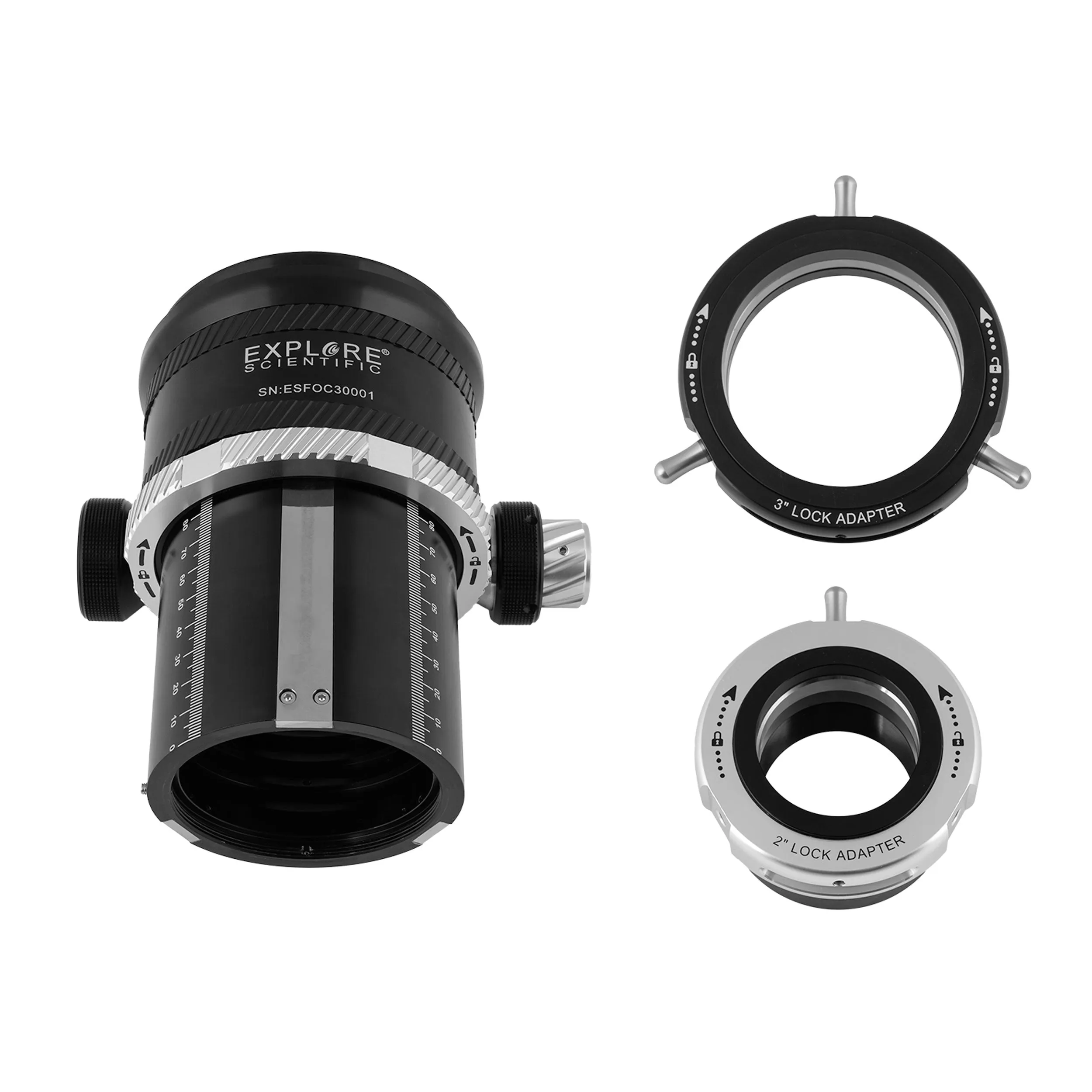 Explore Scientific 3-inch Self-Centering Focuser - ES-FOC3