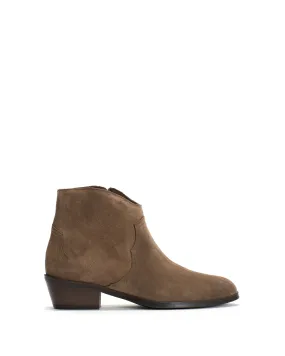 Fiona 35 Calf suede Dark taupe