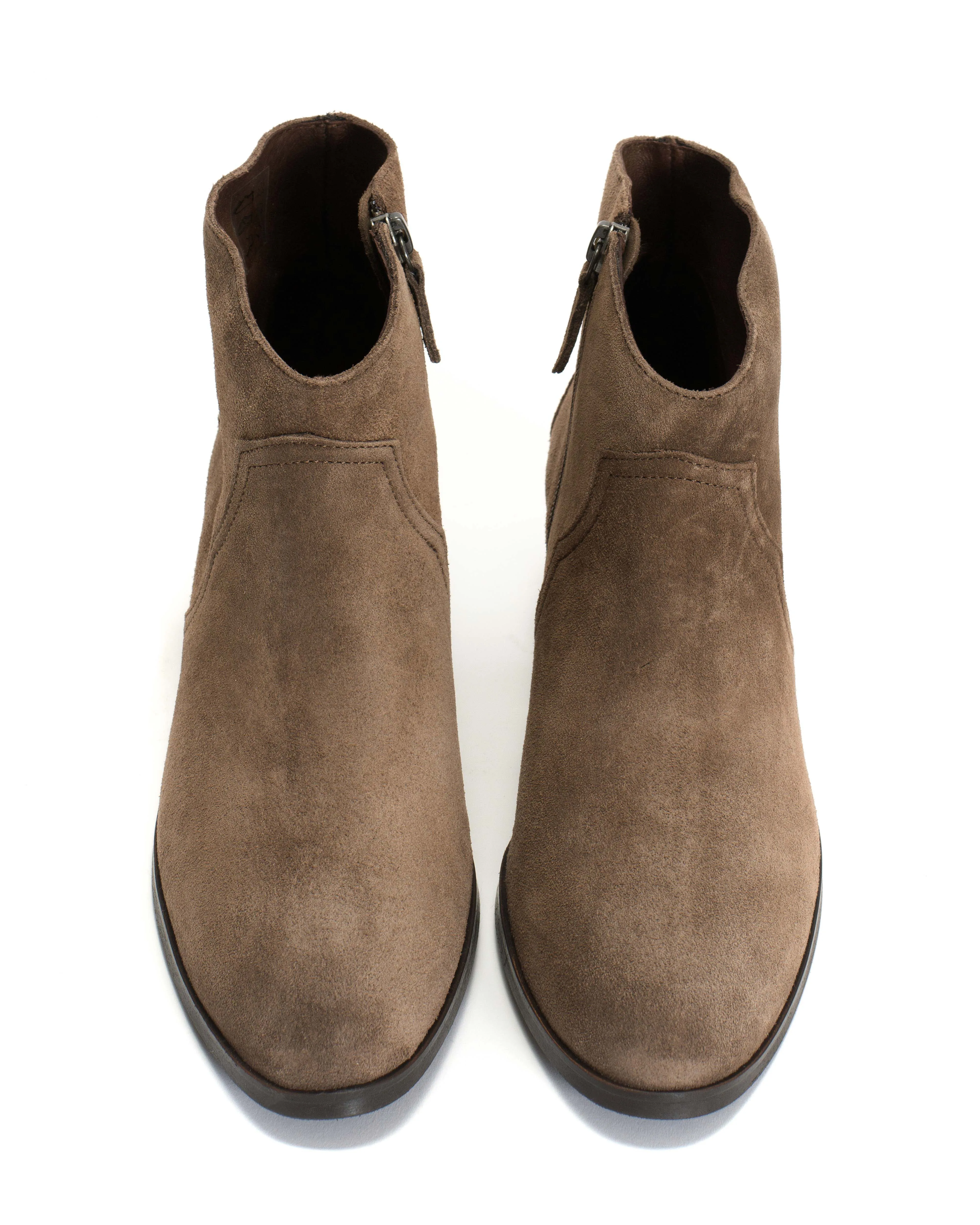 Fiona 35 Calf suede Dark taupe