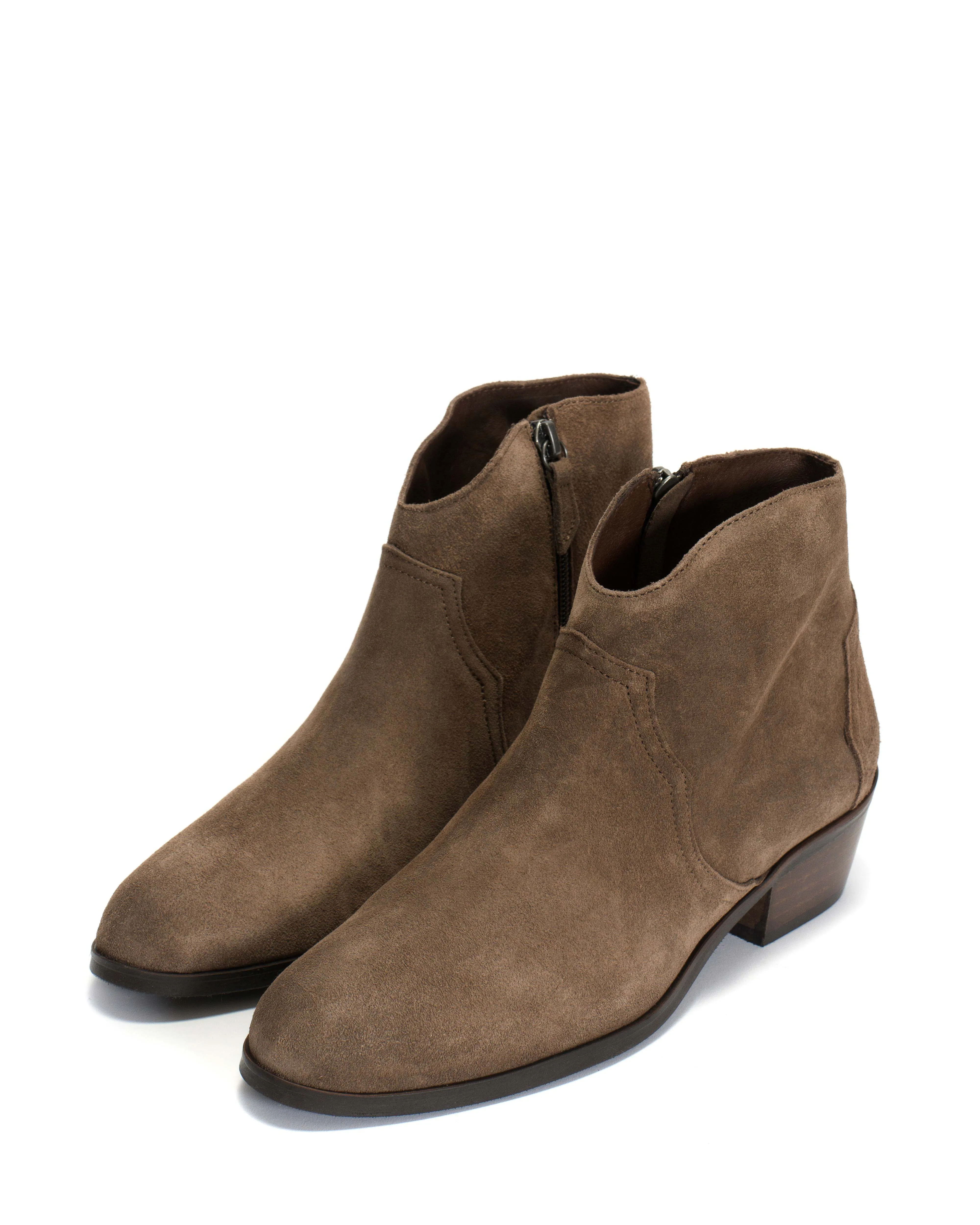 Fiona 35 Calf suede Dark taupe