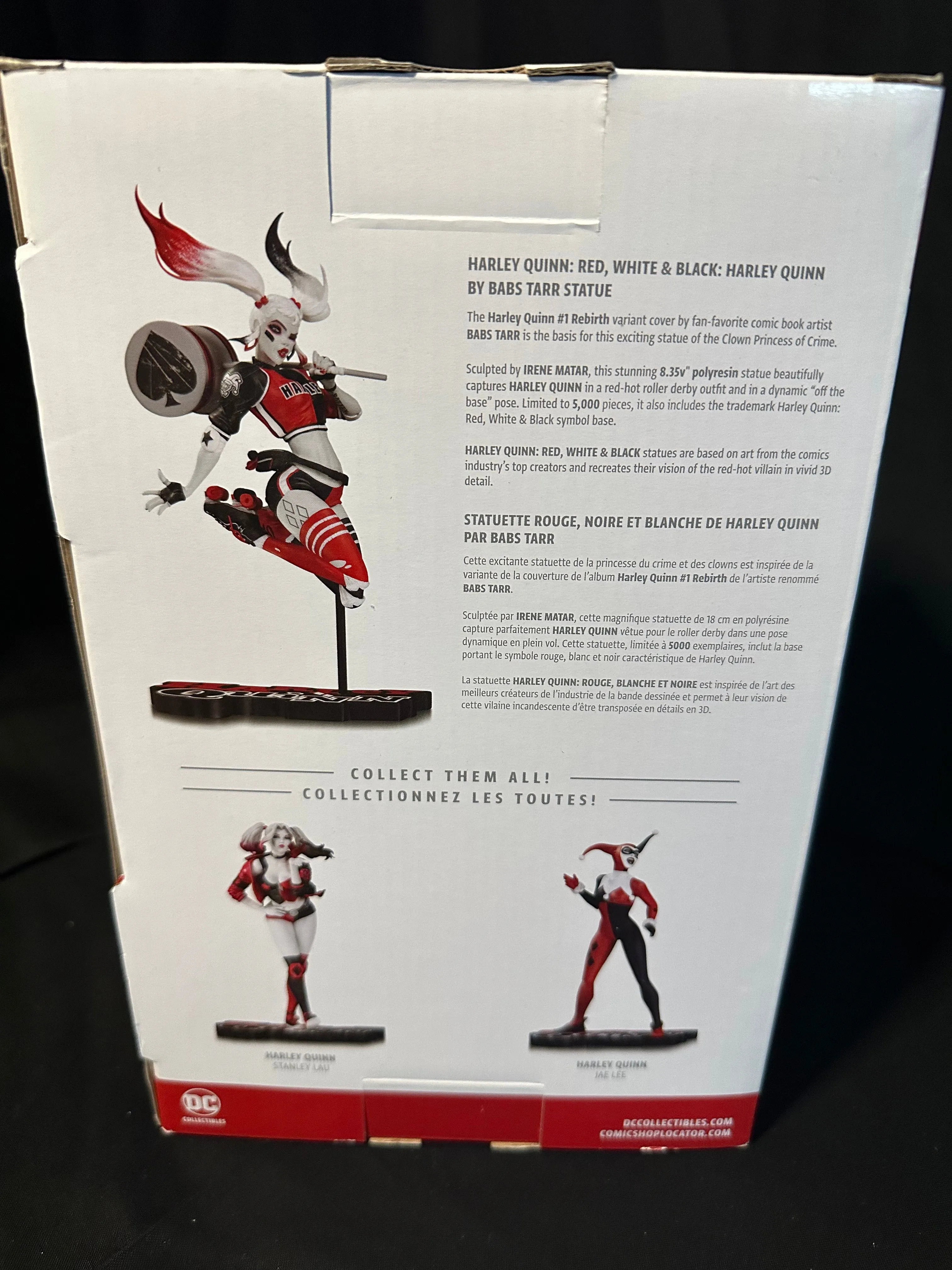 Harley Quinn Red, White & Black By Bab Tarrs