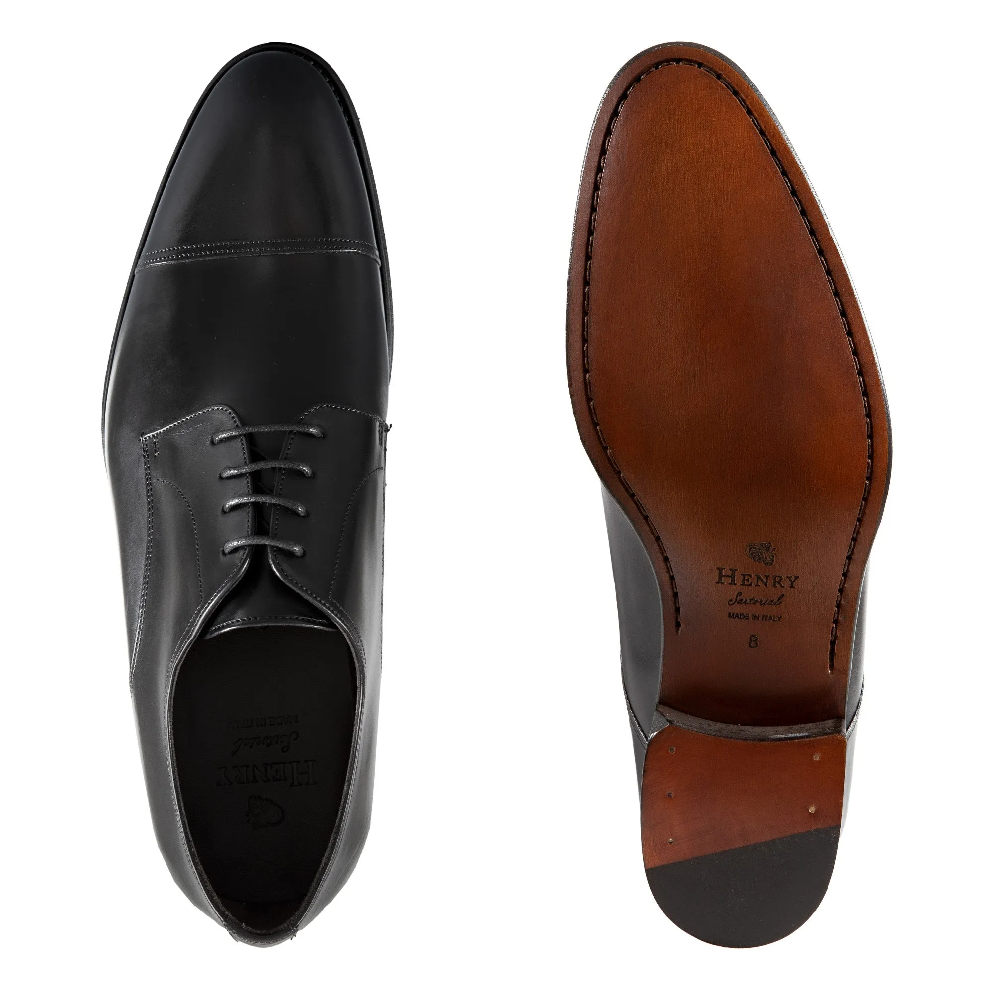 HENRY SARTORIAL Classic Derby BLACK