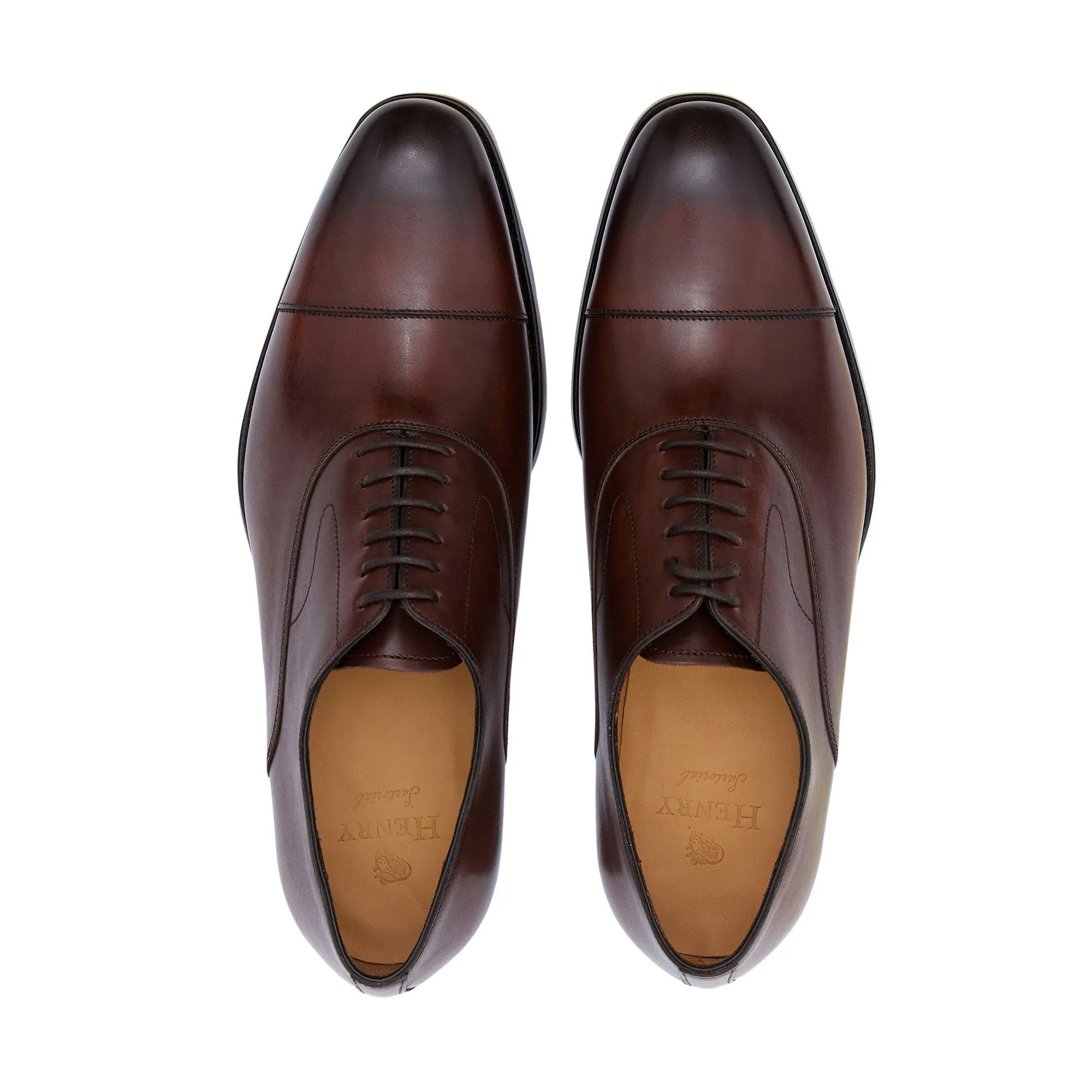 HENRY SARTORIAL Danby Oxford DARK BROWN