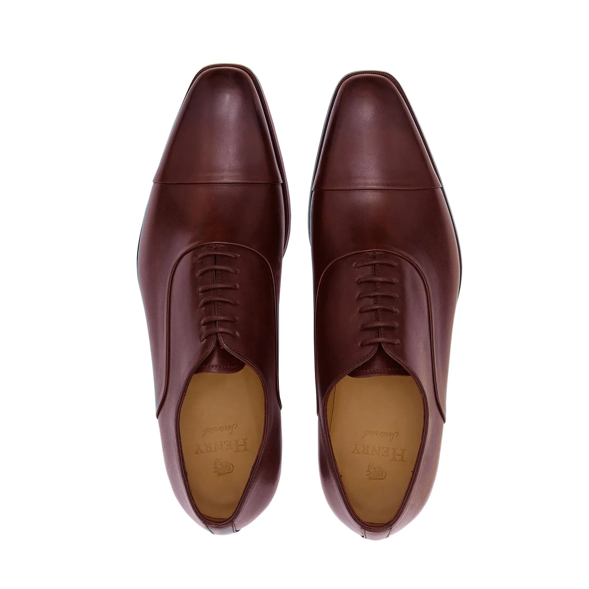 HENRY SARTORIAL Rufus Oxford DARK BROWN