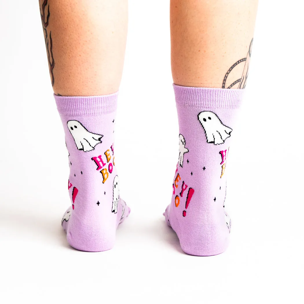 Hey Boo! | Glow In The Dark | Women's Crew