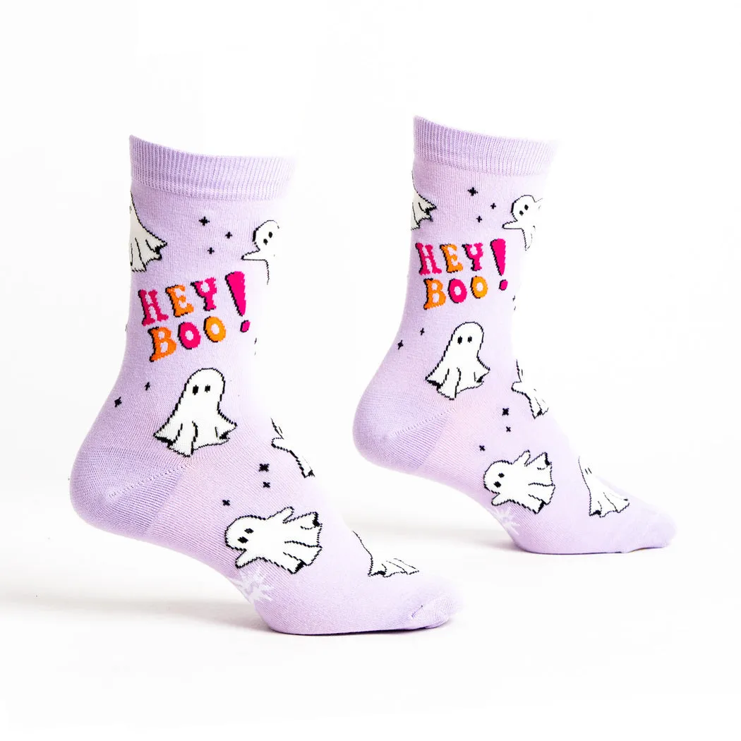 Hey Boo! | Glow In The Dark | Women's Crew
