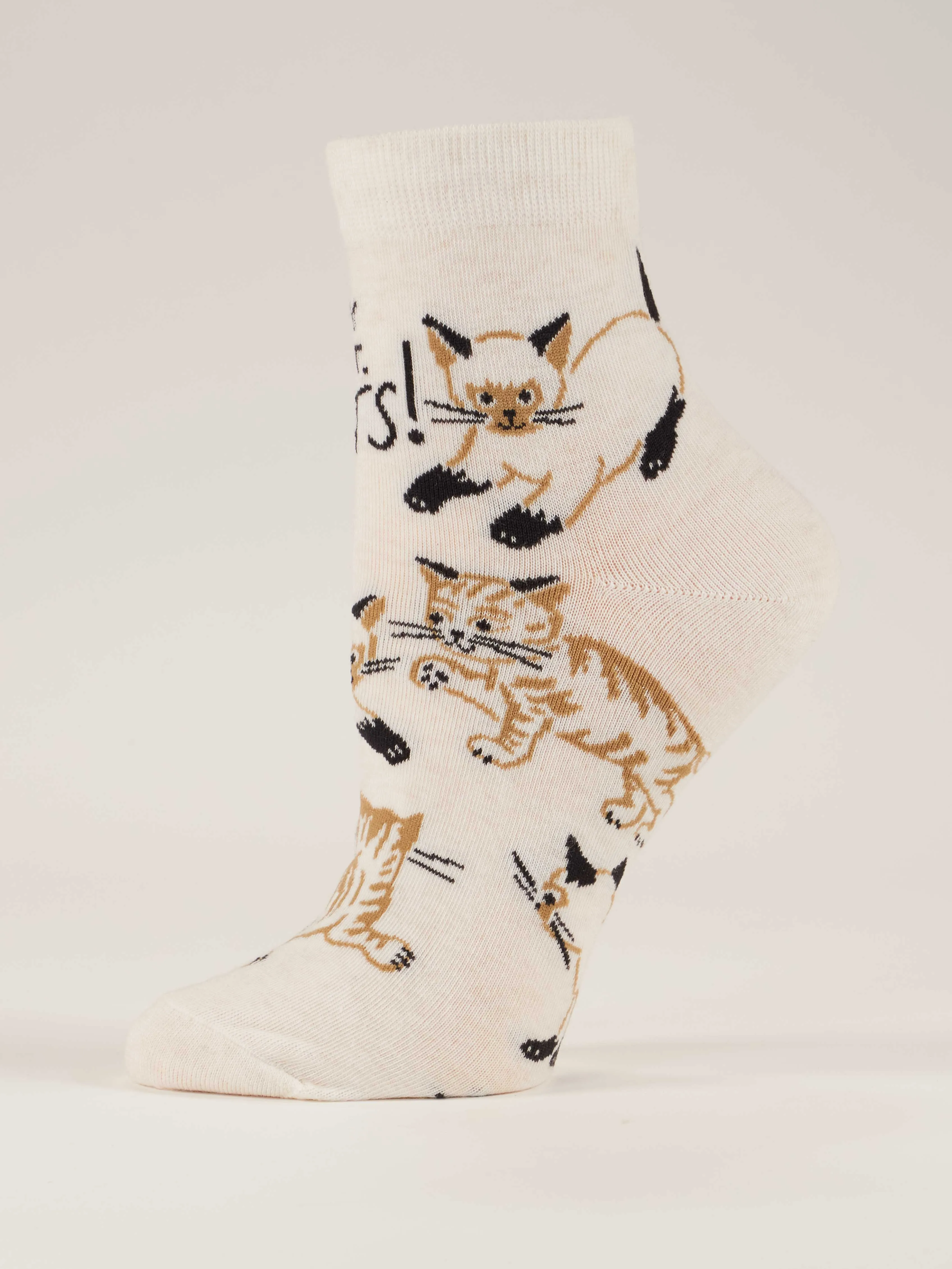 Holy Shit. Cats! W-Ankle Socks