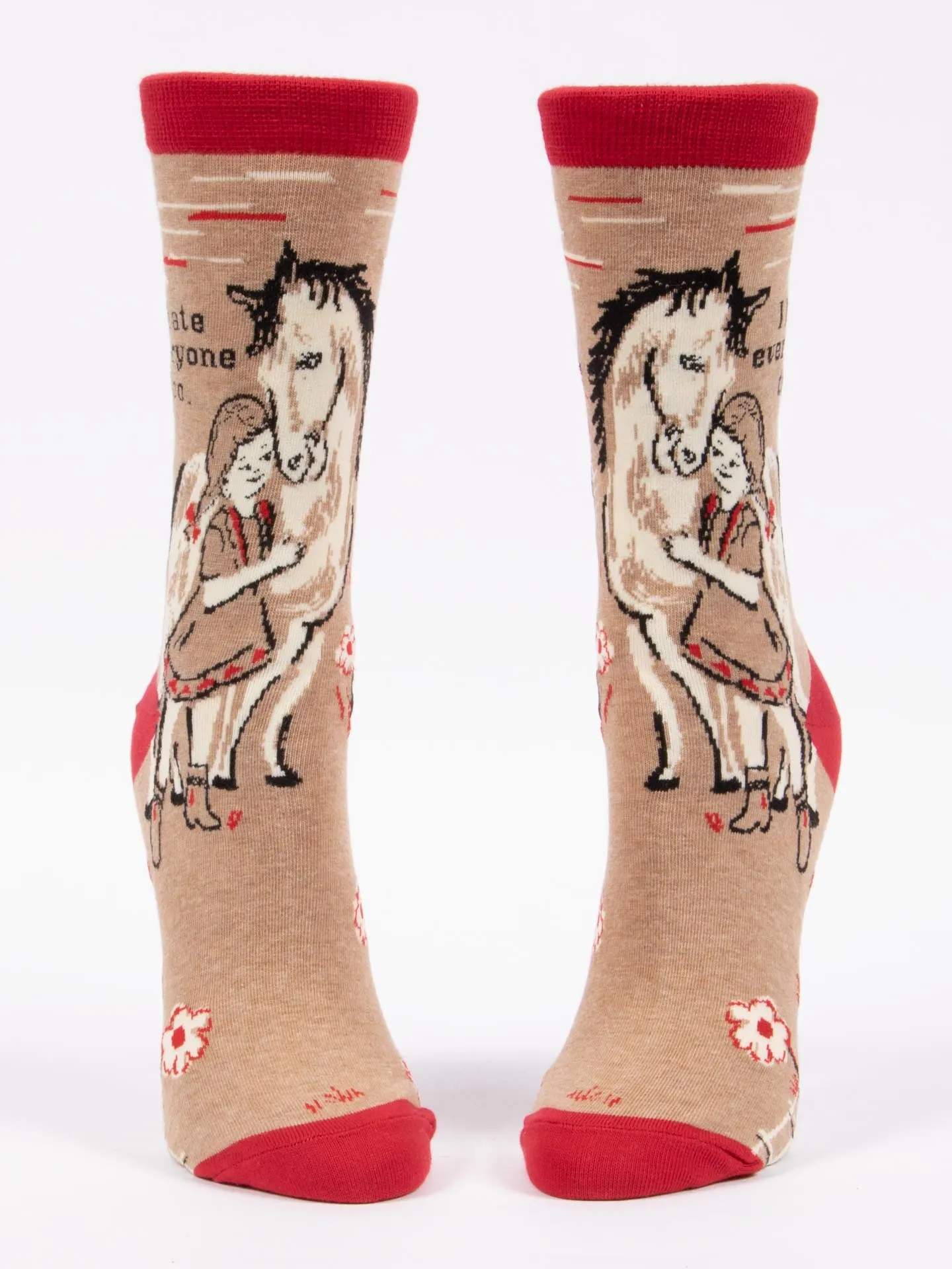 I Hate Everyone Too W-Crew Socks