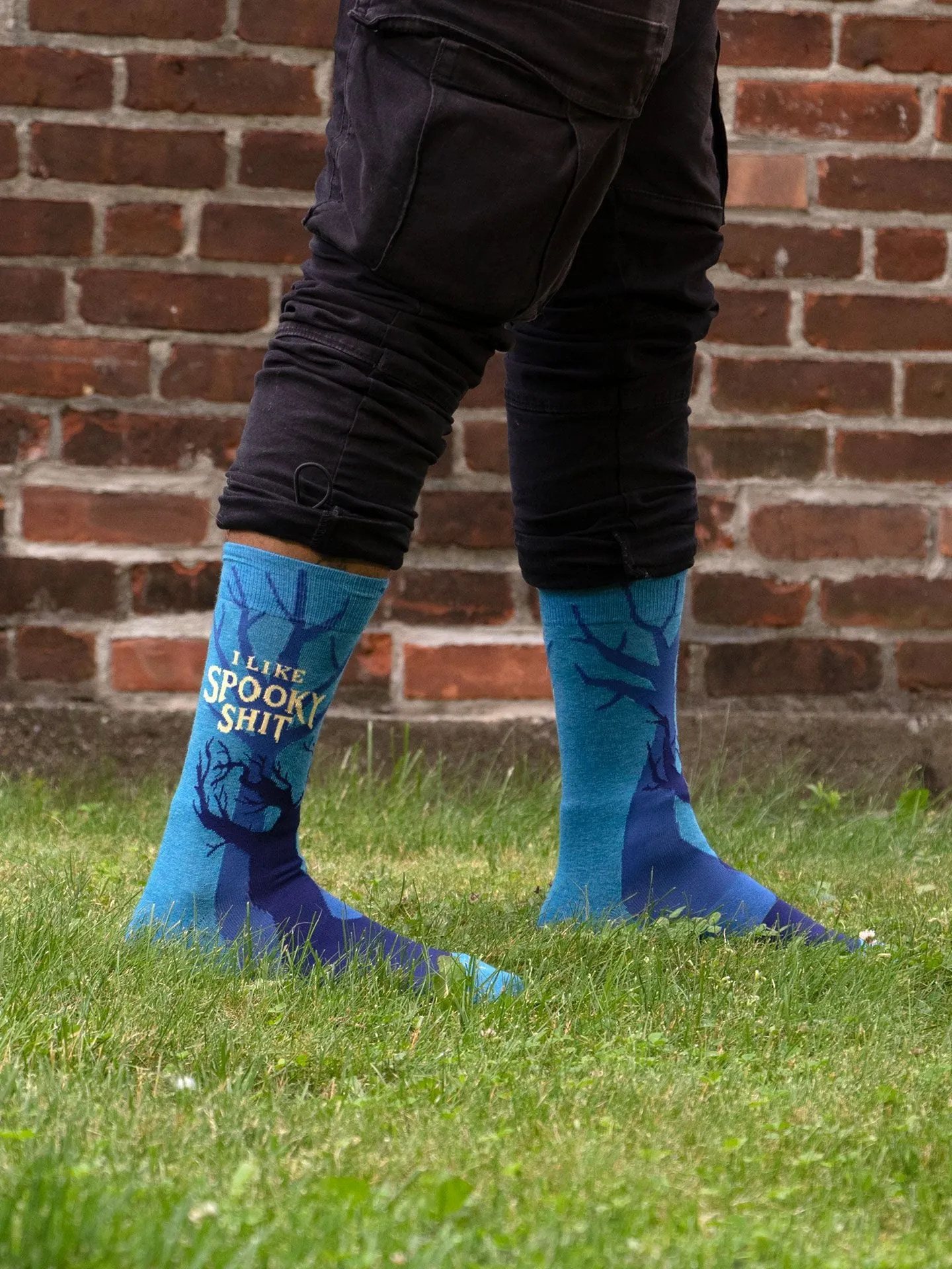 I Like Spooky Shit M-Crew Socks