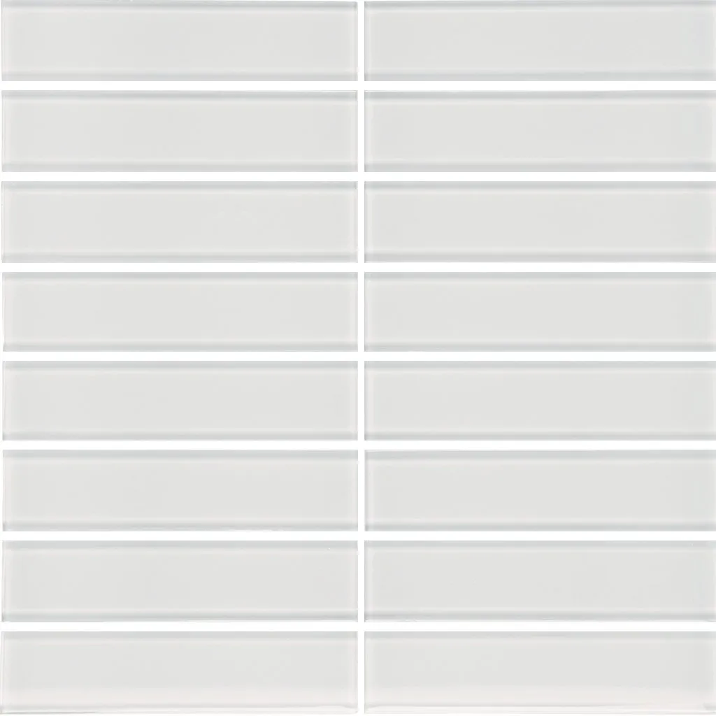 Ice, 1.5" x 6" Stacked - Glass Tile