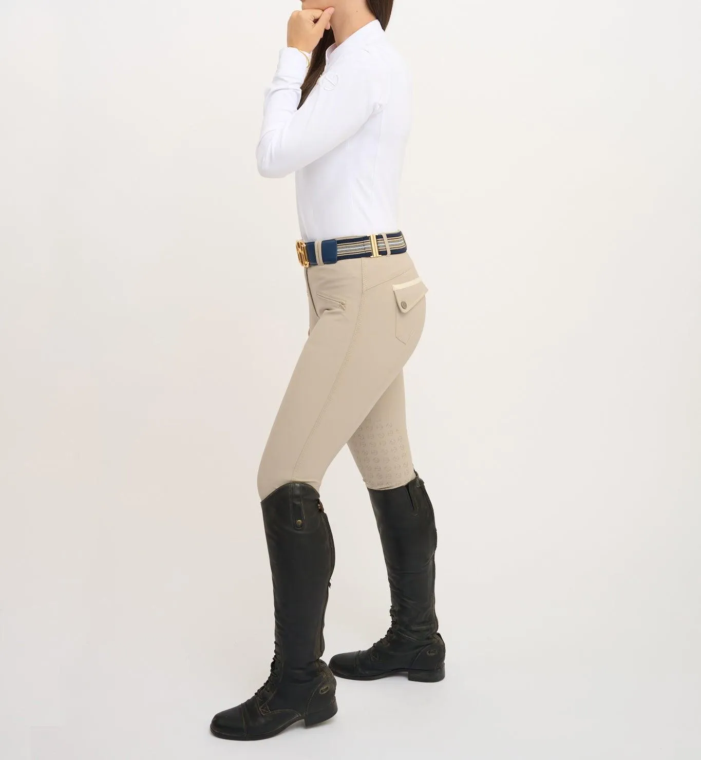 Icon Equestrian Belt - Navy - RM