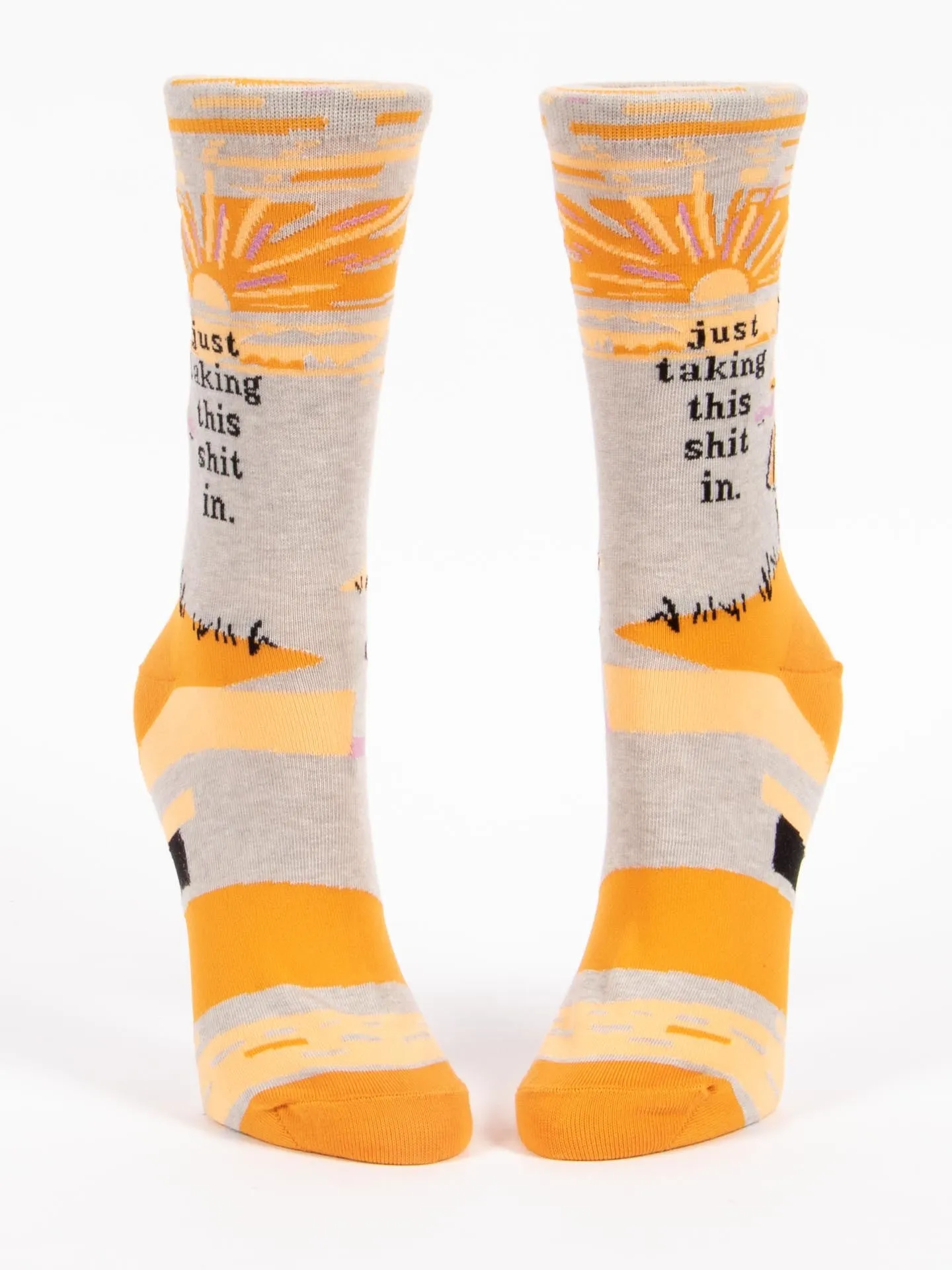 Just Taking This Shit In. W-Crew Socks