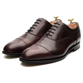 'Lincoln' Dark Brown Leather Oxford UK 8 FX