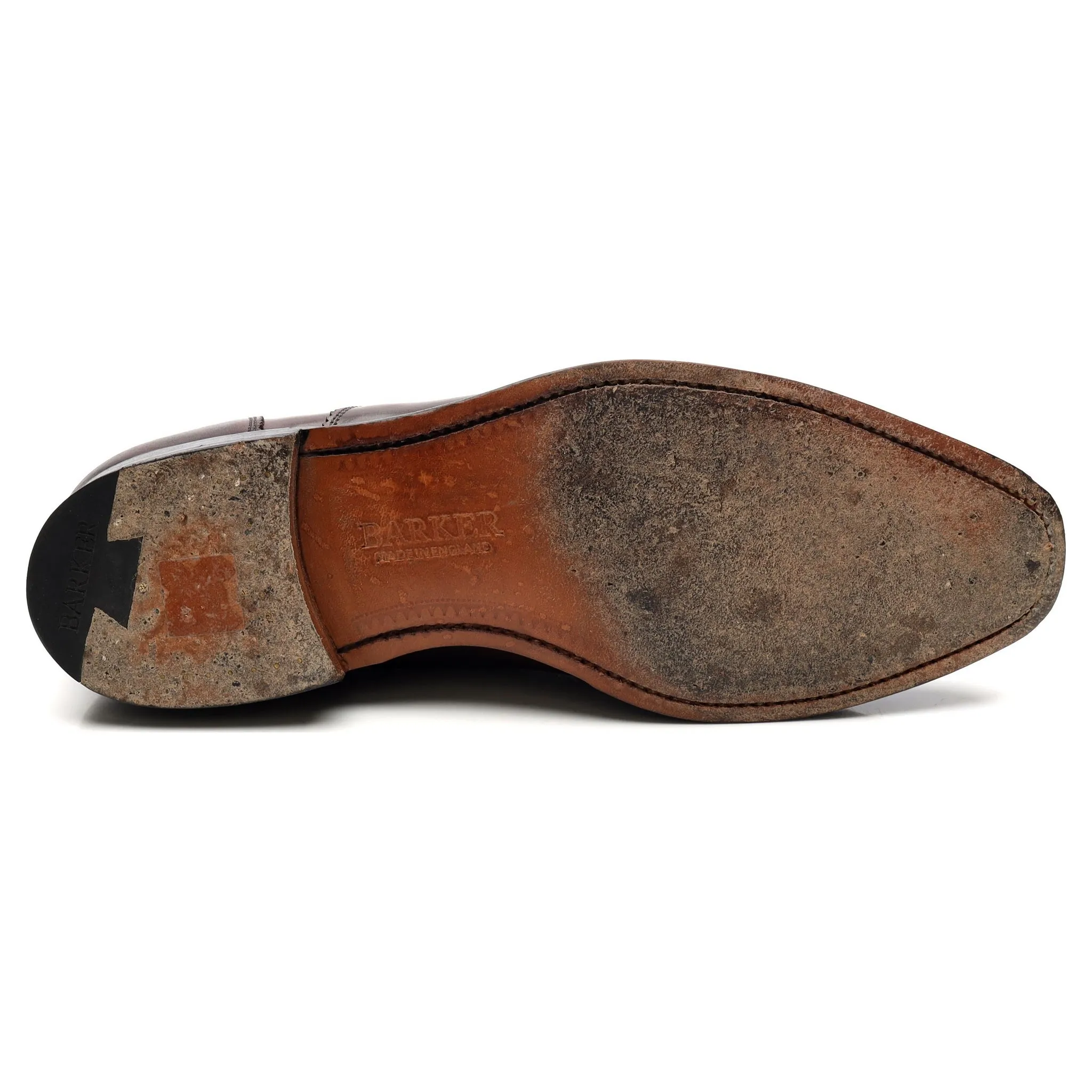 'Lincoln' Dark Brown Leather Oxford UK 8 FX
