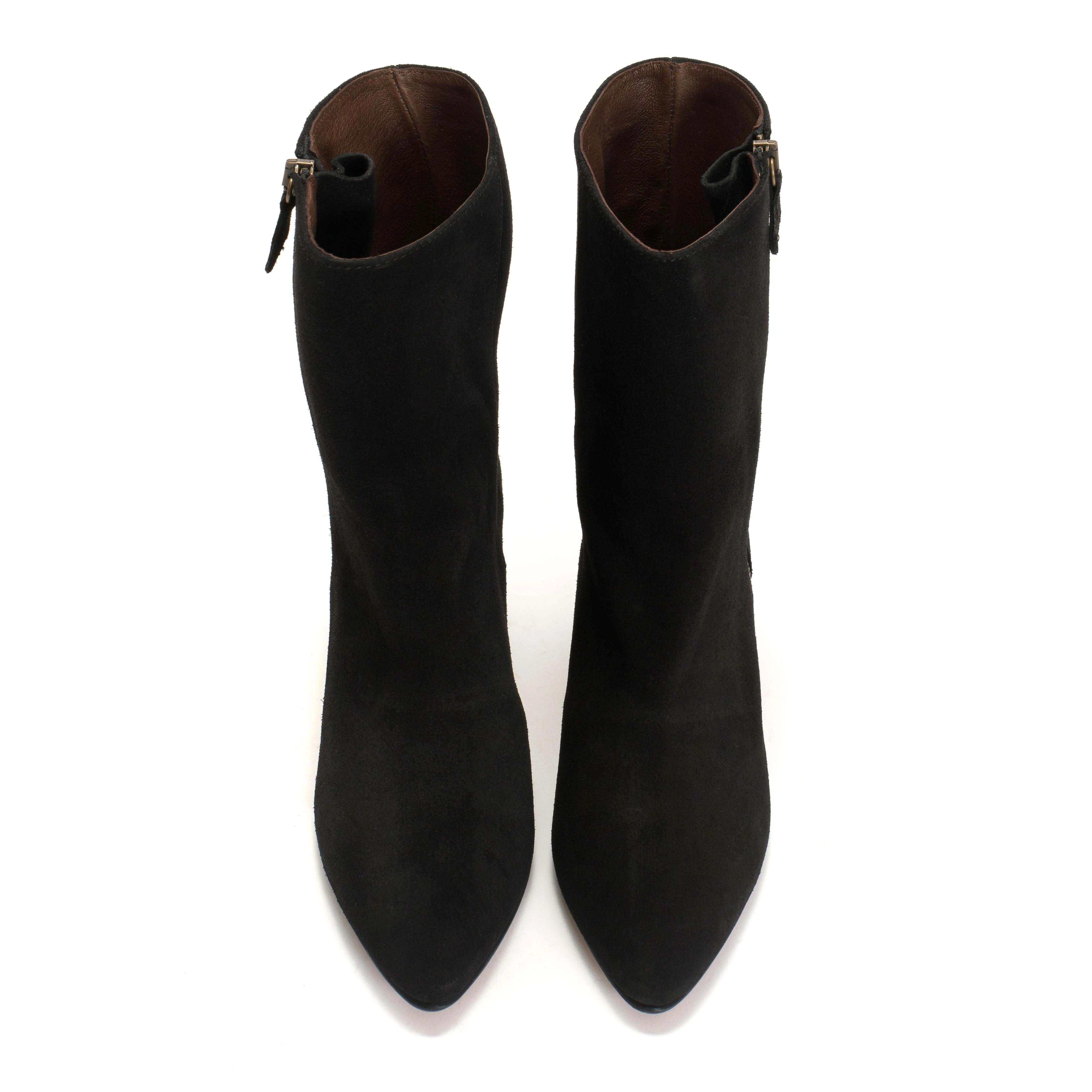 Livianna 50 stiletto Calf Suede Black