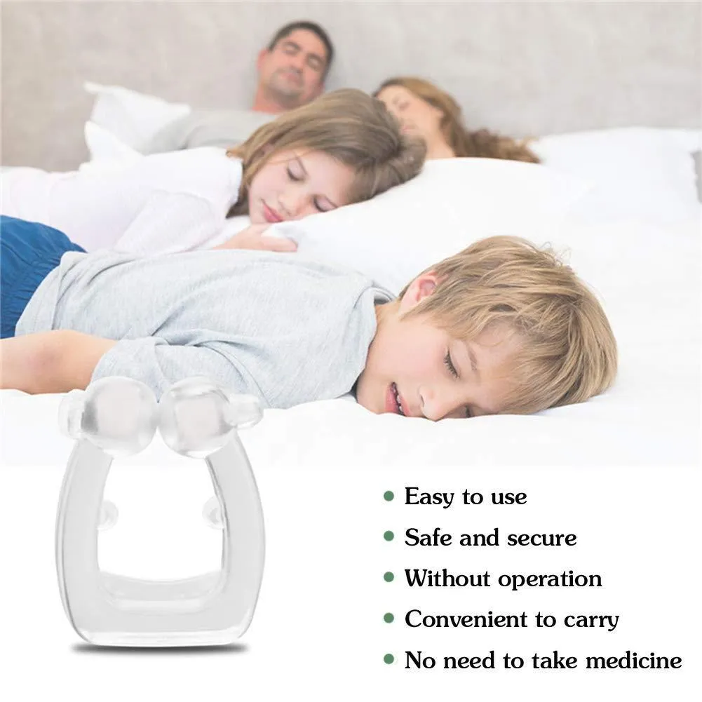 Magnetic Anti Snore Device Nose Clip Sleeping Aid Guard Snore Stopper Night Device For Men & women